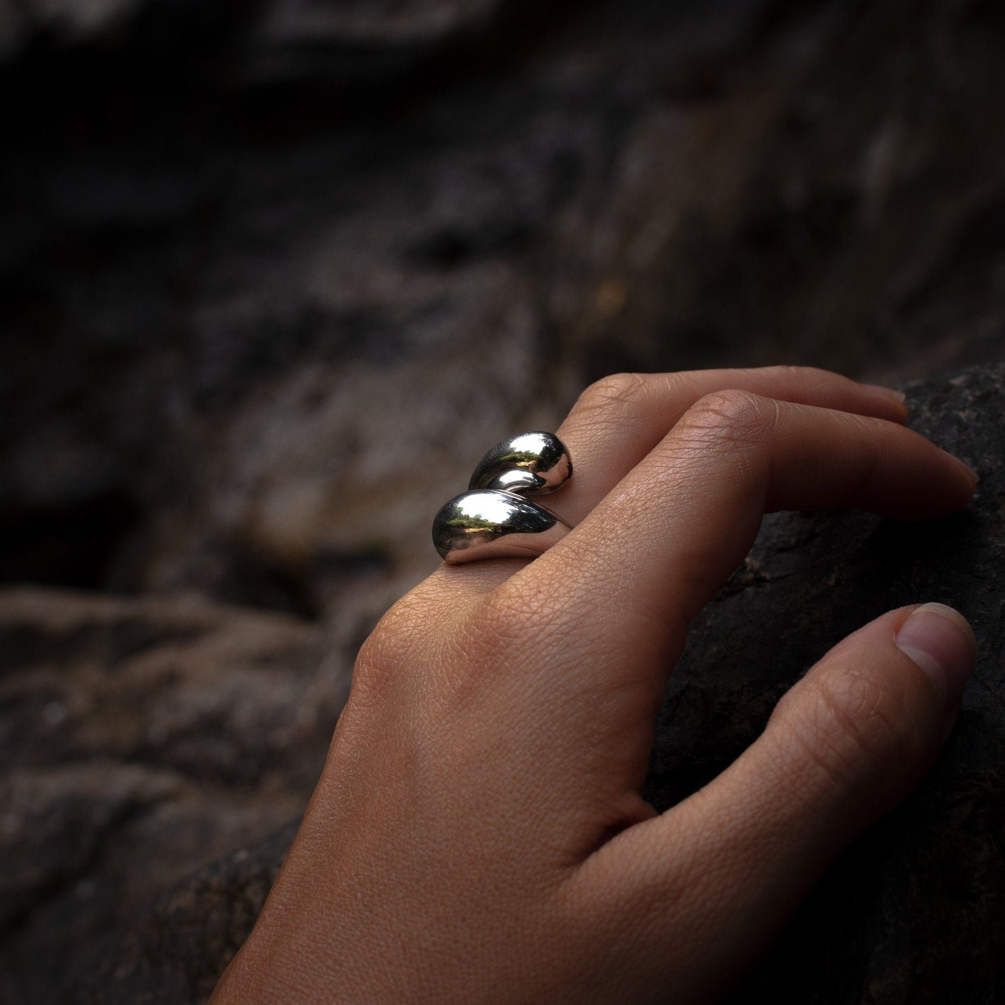 Dome Silver Ring - DROPS
