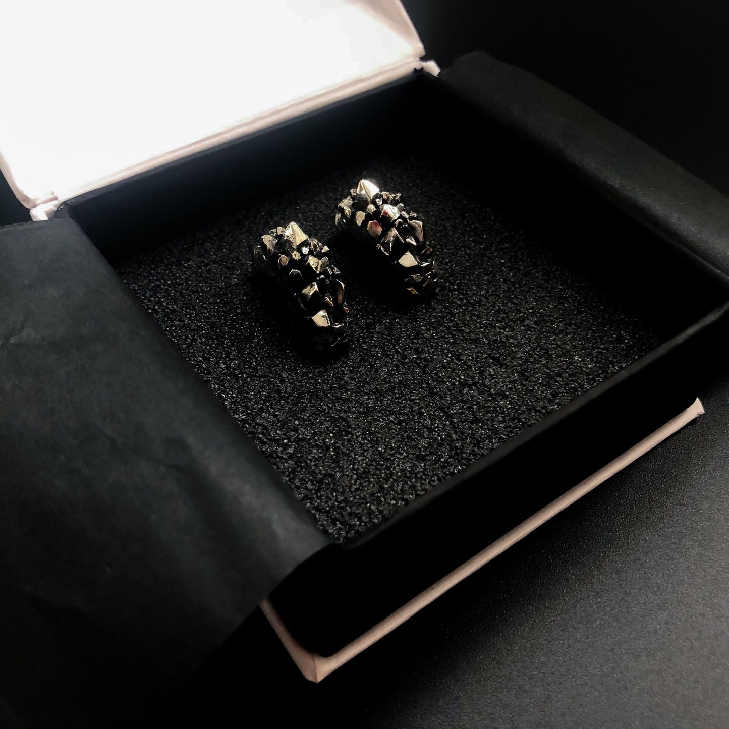 Brutalist Earrings - The Rock