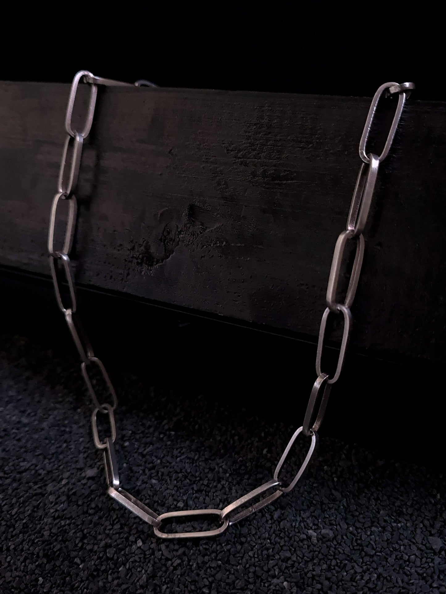 Chunky Solid Chain Collar Necklace