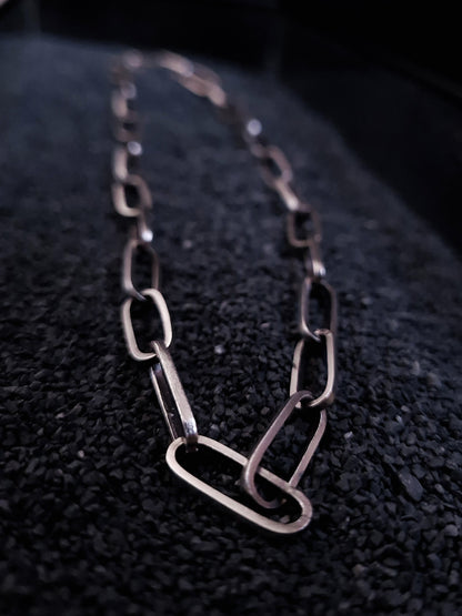 Chunky Solid Chain Collar Necklace