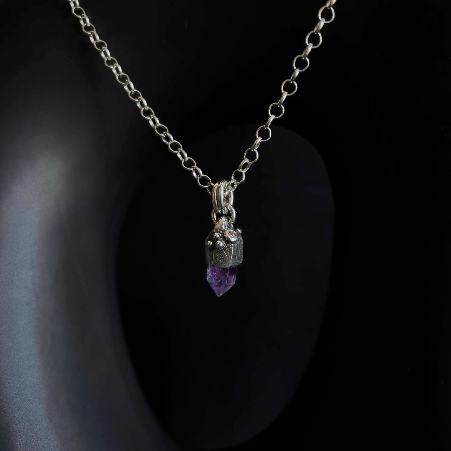 Amethyst Pendant Necklace