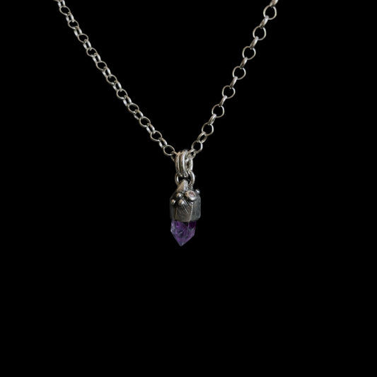 Amethyst Pendant Necklace