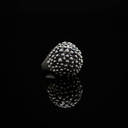 Oversize Dome Silver Ring - Bubble Dome Ring